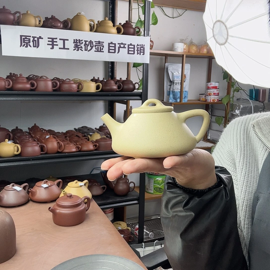 紫砂茶壶谟*本山绿子冶石瓢