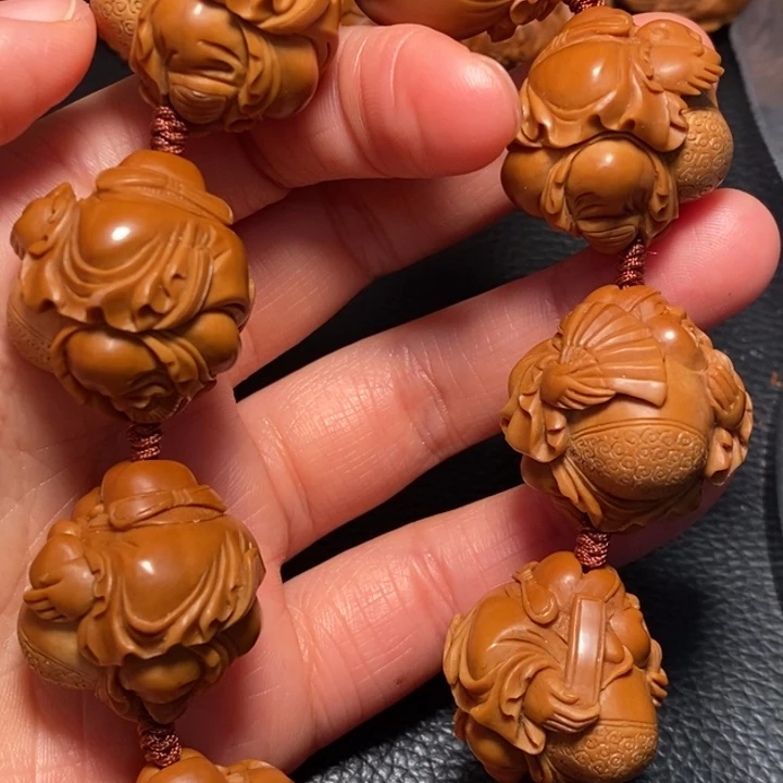 拥****手串/手链橄榄核财神手串