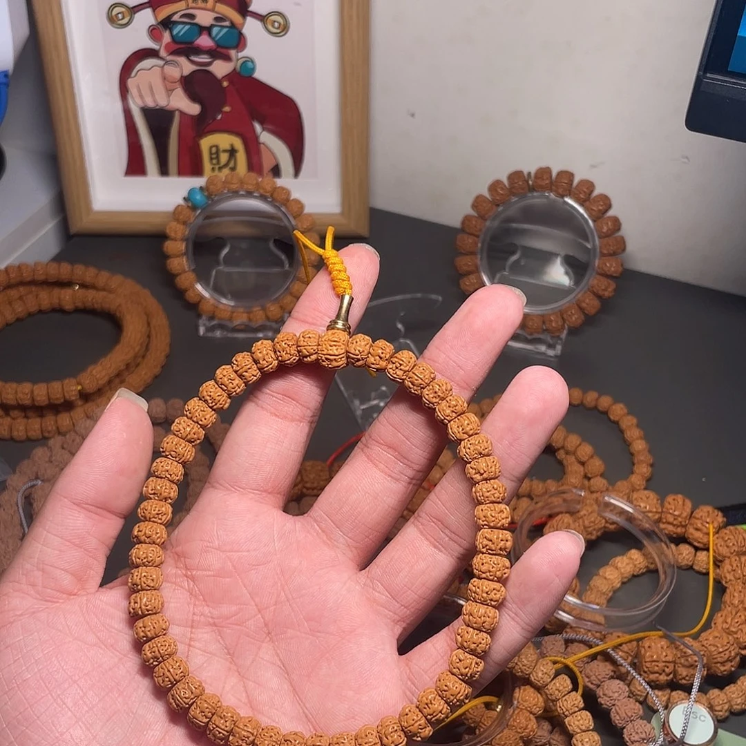 金刚菩提吊坠猛****娘麦穗盘龙手持
