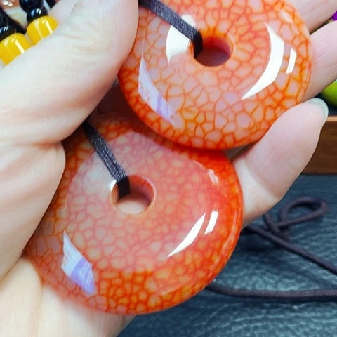 玛瑙/玉髓手链未镶嵌血离子血龙胆