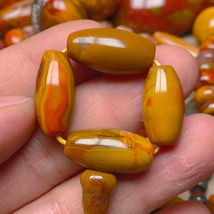 玛瑙/玉髓未镶嵌吊坠