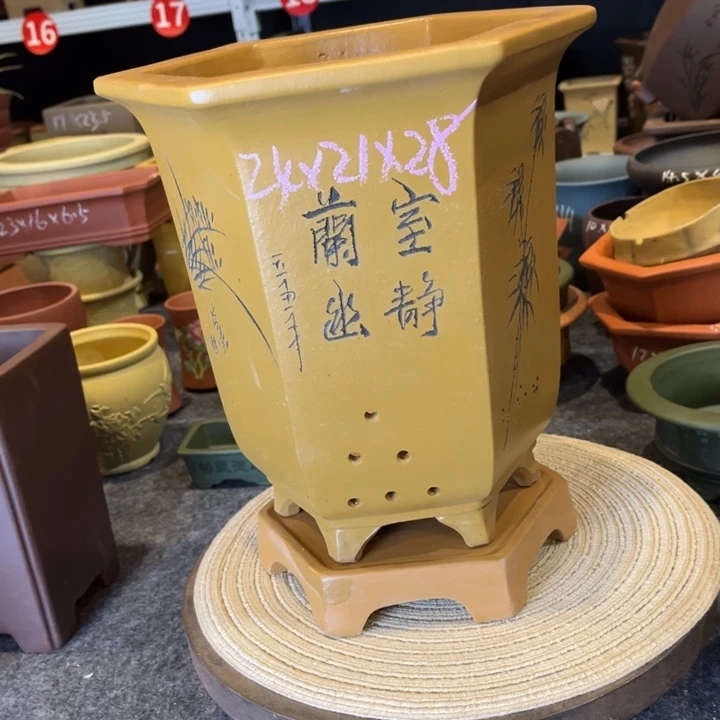 紫砂花盆紫砂花盆