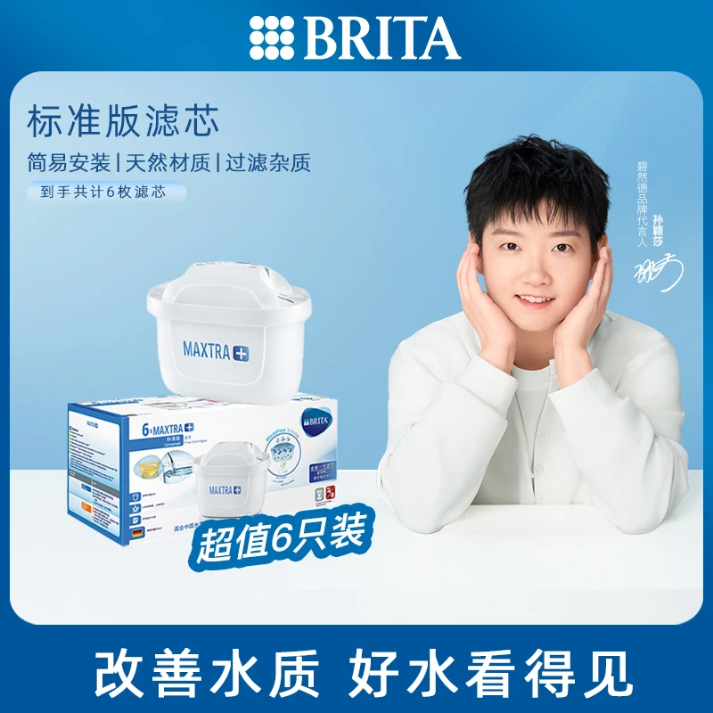 【孙颖莎推荐】碧然德净水除氯水壶过滤水垢家用标准版滤芯半年装