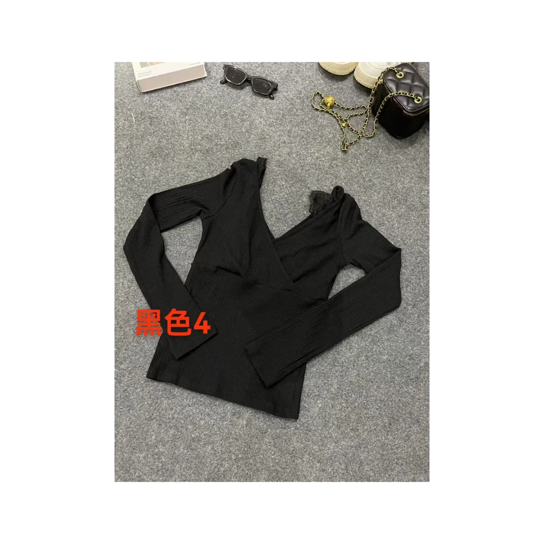 陈清清【福利款】两色蕾丝挂脖上衣