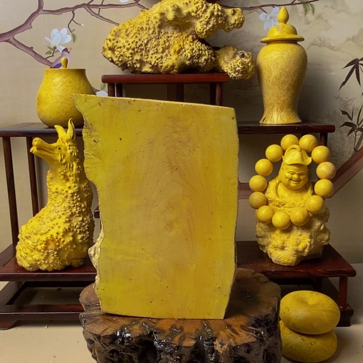 香榧木老*黄杨木手把件