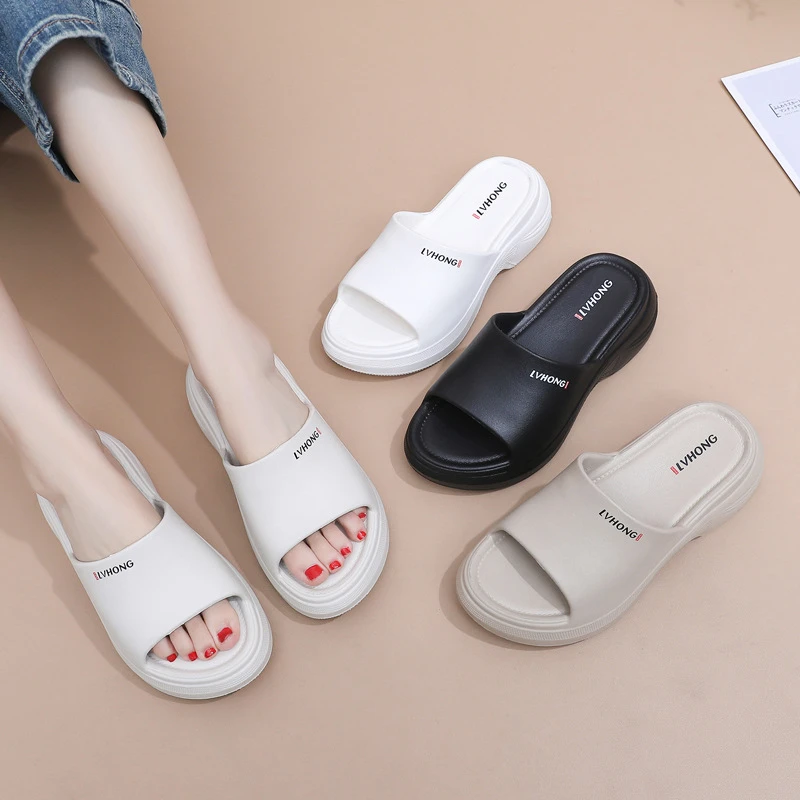 夏季浴室防臭洋气新款厚底拖鞋女室内外穿拖鞋女士款2025新款爆款