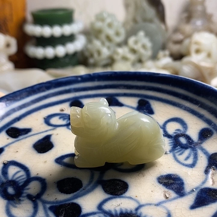 瓷片工艺品瓷盘内挂坠