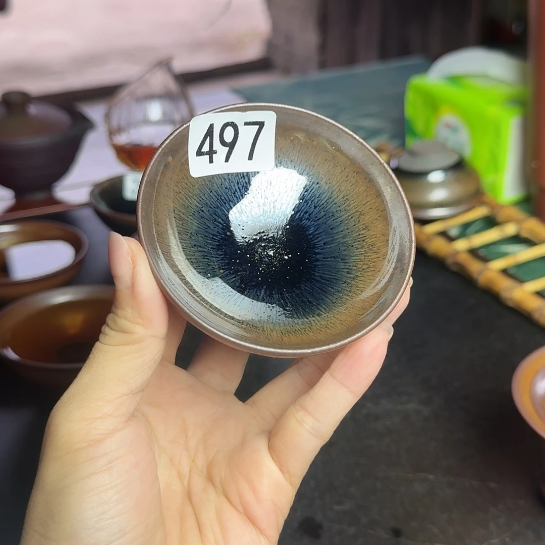 茶盏497 柴烧手工主人杯