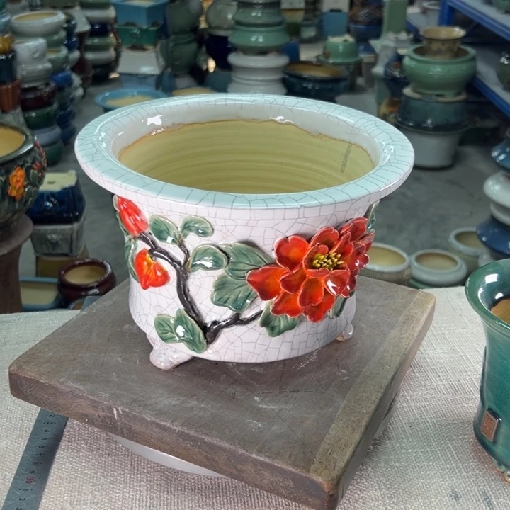 泳坤堂石湾盆陶瓷