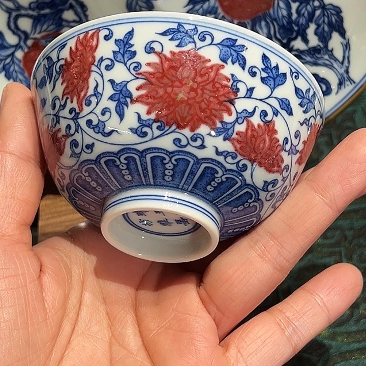 臻玉古坊原矿孔雀石釉里红