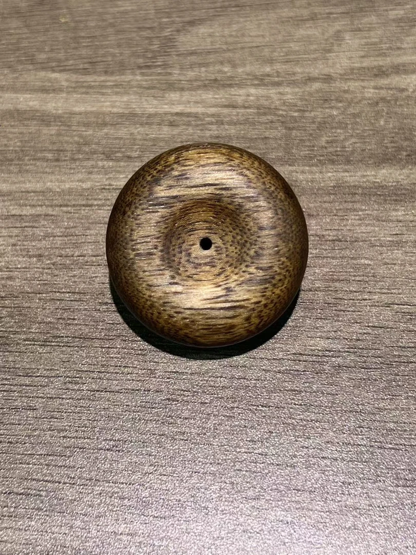 沉香XG-8862 越南芽庄沉水级白奇楠 平安扣吊坠