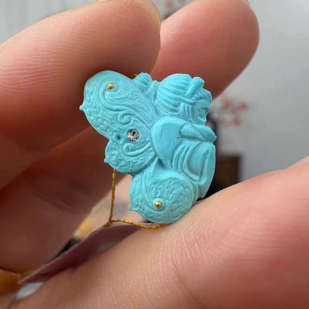 绿松石未镶嵌珠宝奇石