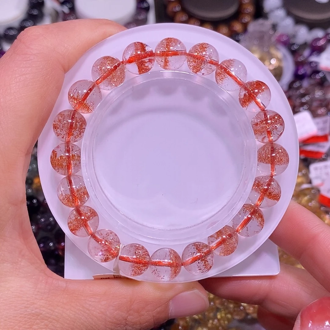 未镶嵌手链水晶金草莓9.8