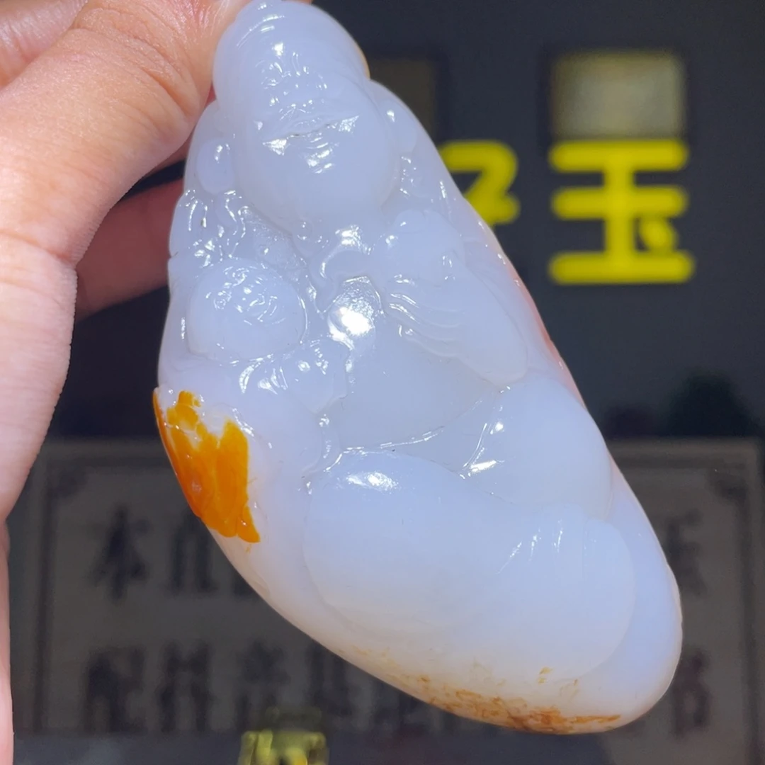 和田玉未镶嵌颈饰D2