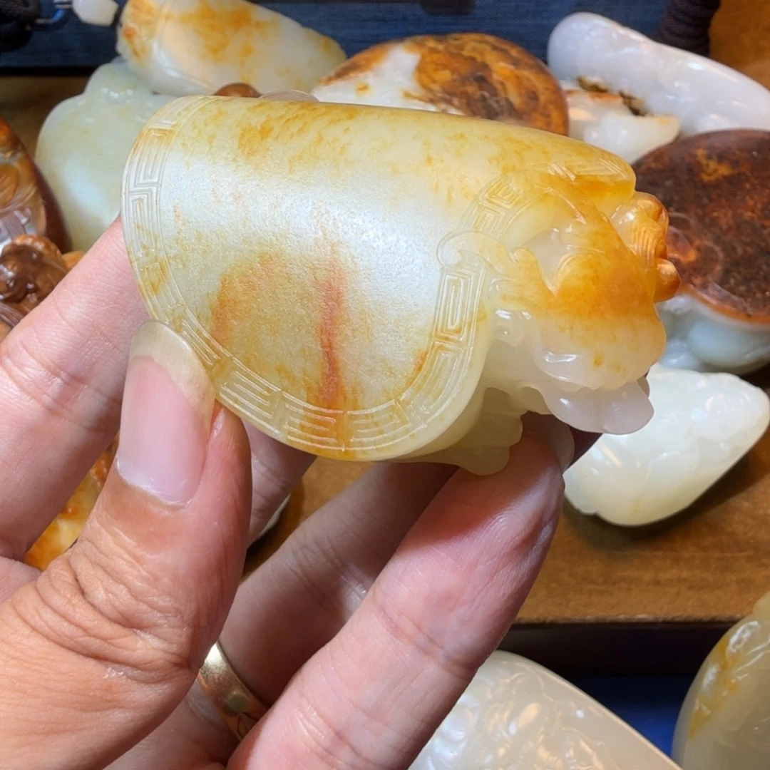 老***部和田玉未镶嵌吊坠(不含链)
