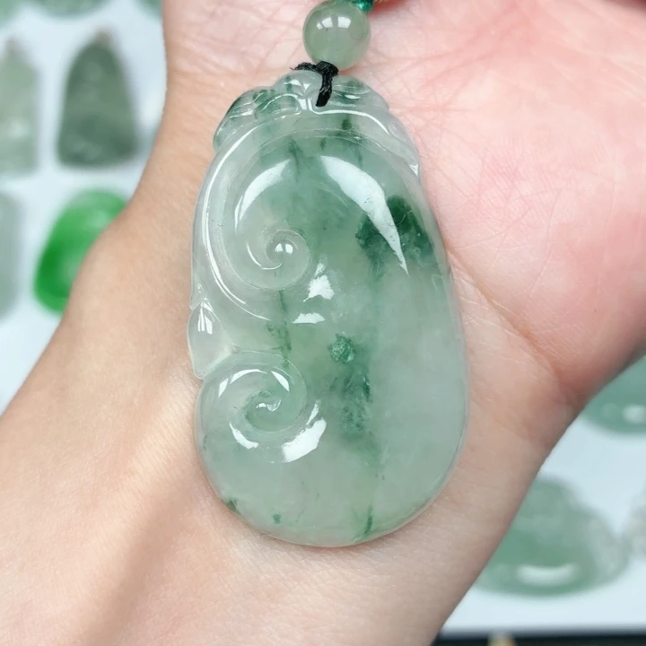 翡翠未镶嵌颈饰缅甸天然A货翡翠