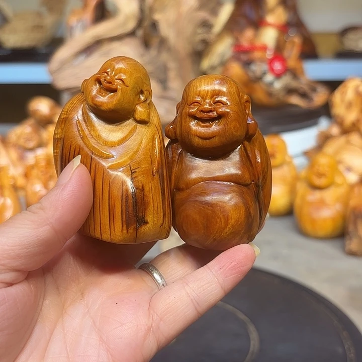 永***你柏木太行崖柏弥勒佛