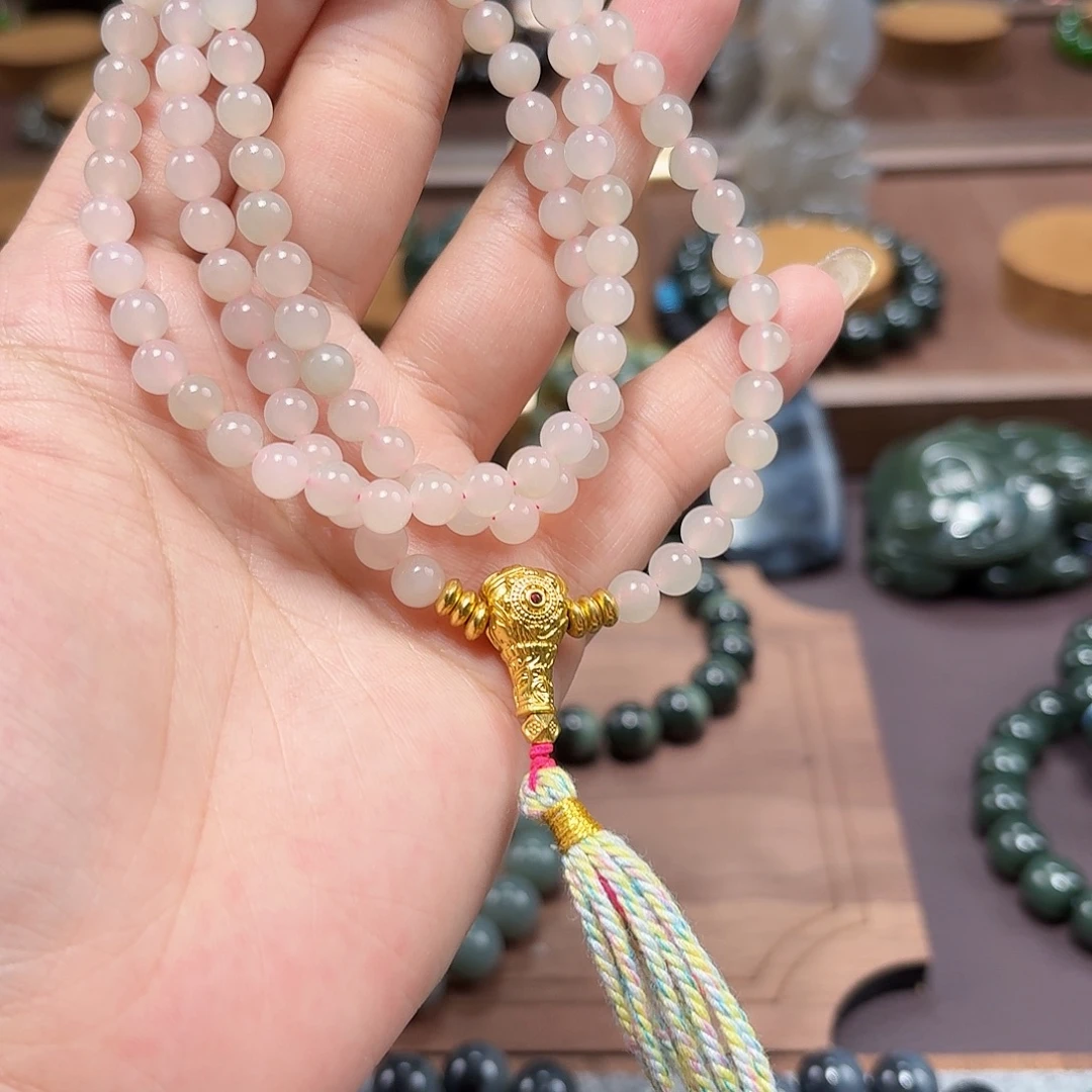 和田玉未镶嵌手链6