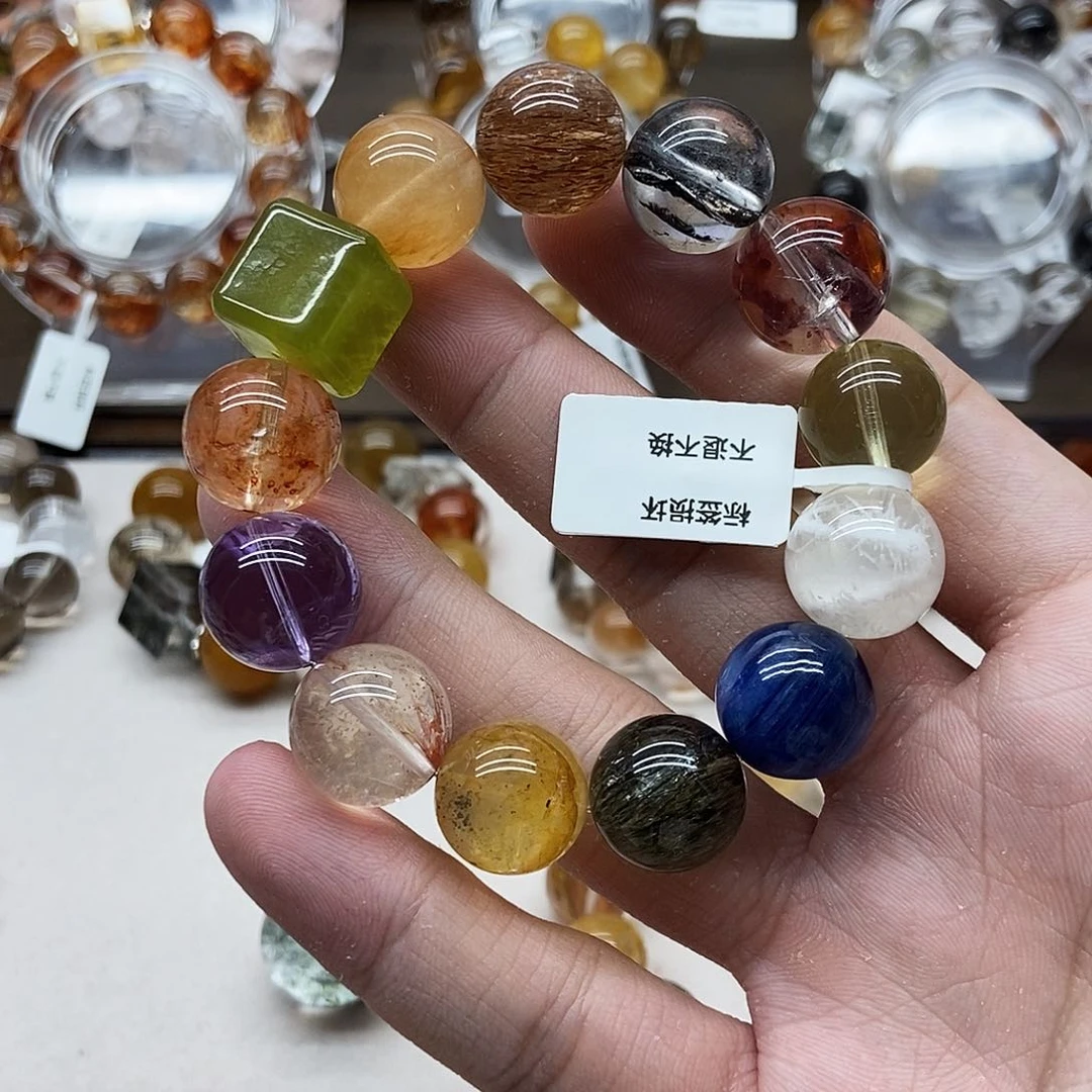 未镶嵌手链水晶精**迪手串