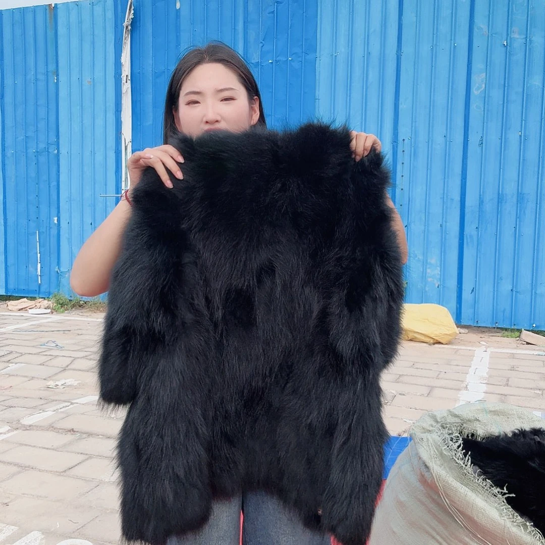 貉子毛腹黑色直播间下单