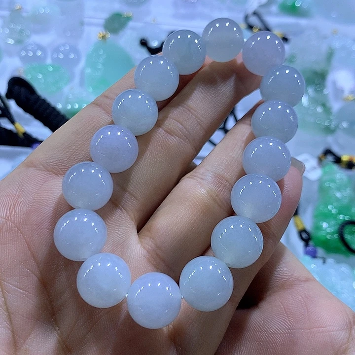 翡翠未镶嵌颈饰天然翡翠A货手串