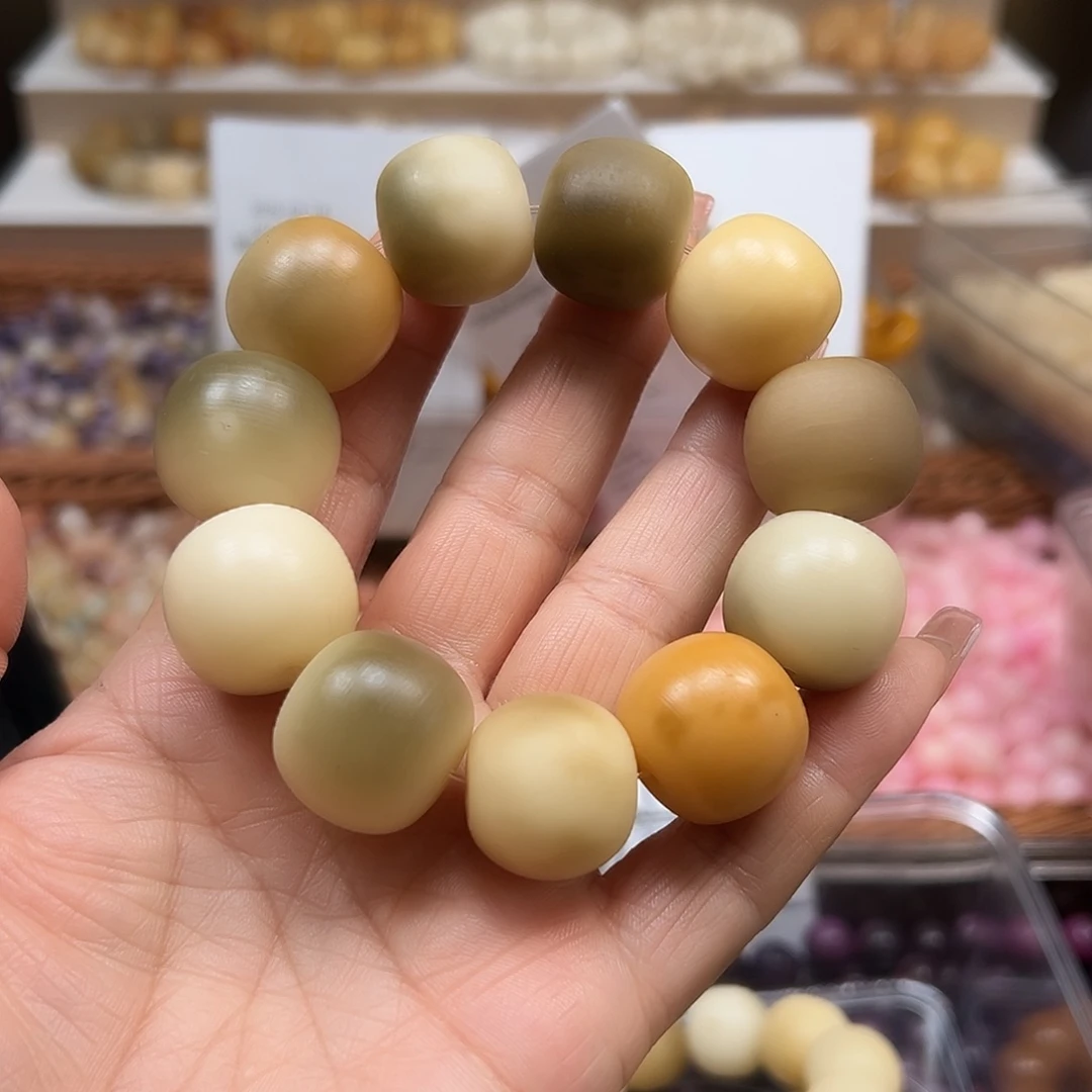 手串菩提根/象牙果微瑕卡21一套7号
