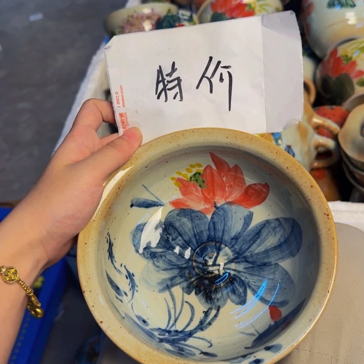 瓷片景德镇陶瓷手工手绘