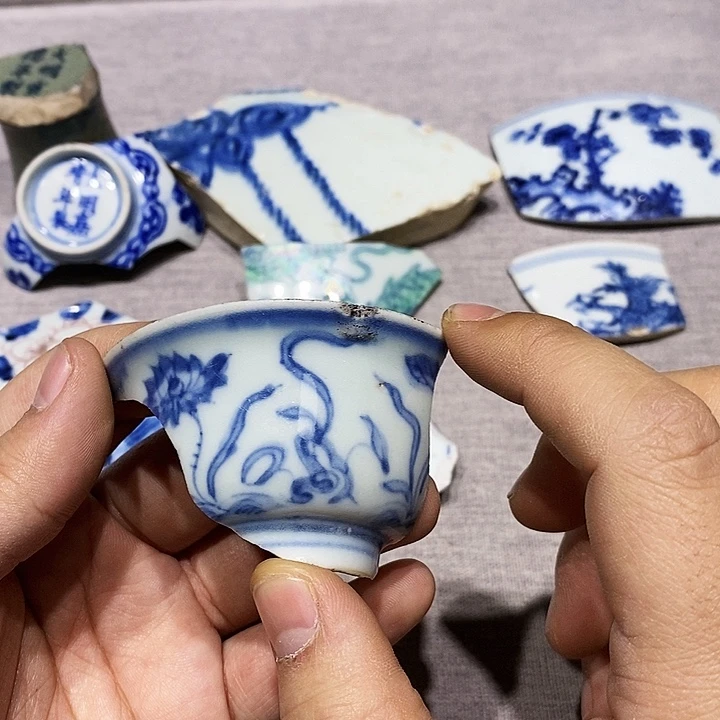 金铜精品瓷片标本