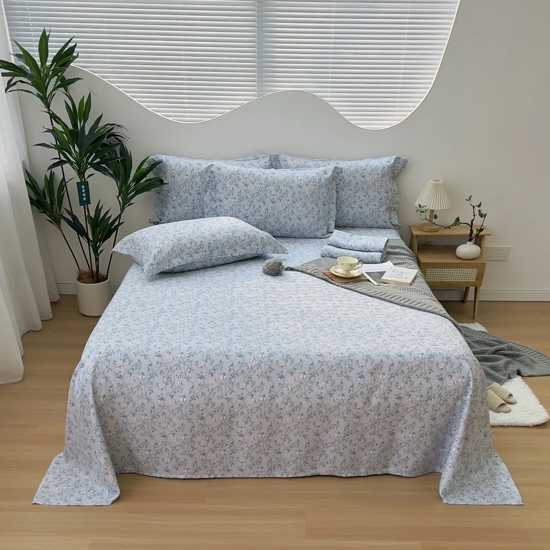 竹纤维软凉席简约通用家用凉席福蝶款