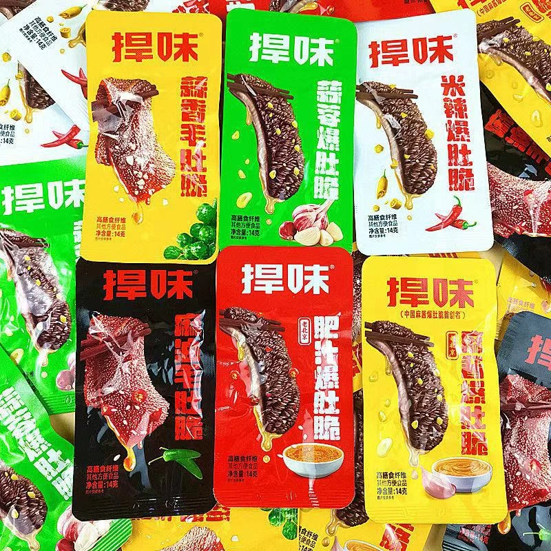 爆肚脆麻酱肥汁麻油味休闲零食馋嘴小吃