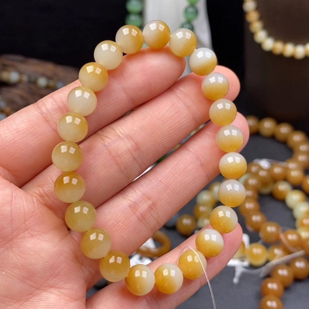 和田玉手串未镶嵌