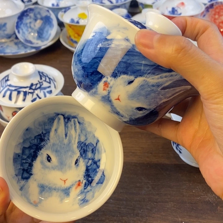 浮***梦瓷片景德镇陶瓷艺术