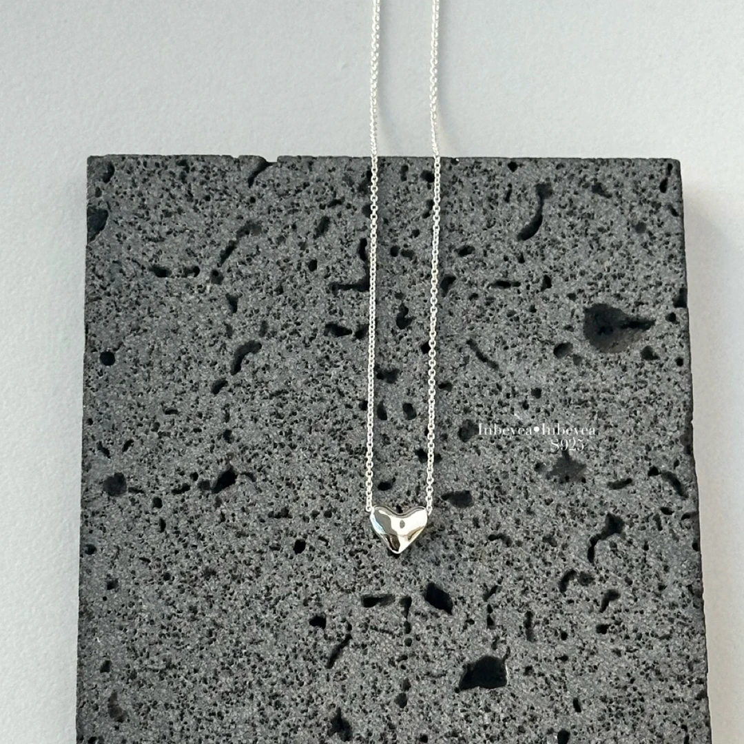 坠链均925银 高端系列 小爱心项链 银色41+2+3cm 4730