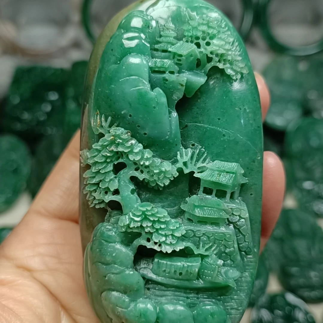 独山玉未镶嵌把玩