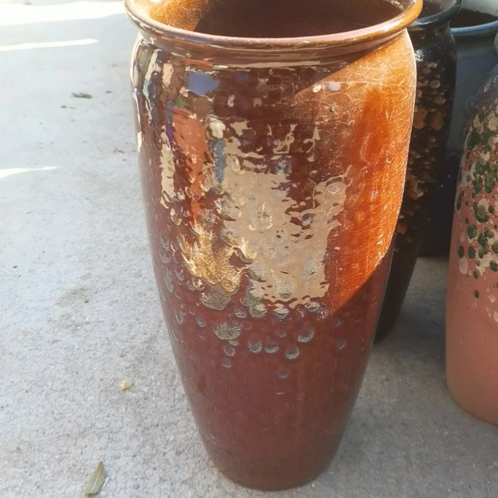 红陶16口37高一个盆子