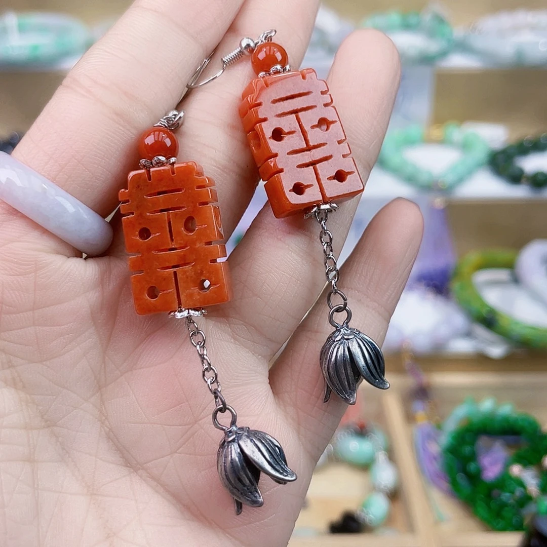 翡翠未镶嵌手链耳坠