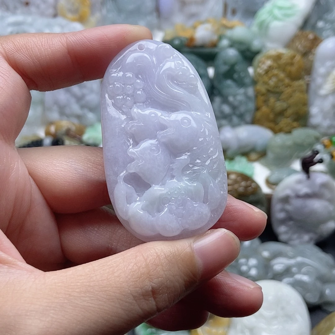 翡翠未镶嵌颈饰翡翠
