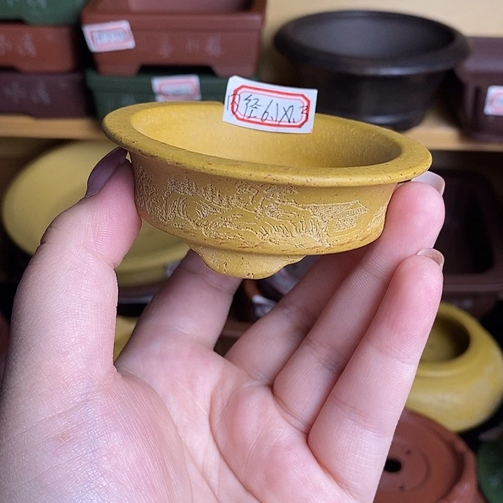 宜兴紫砂精品花盆