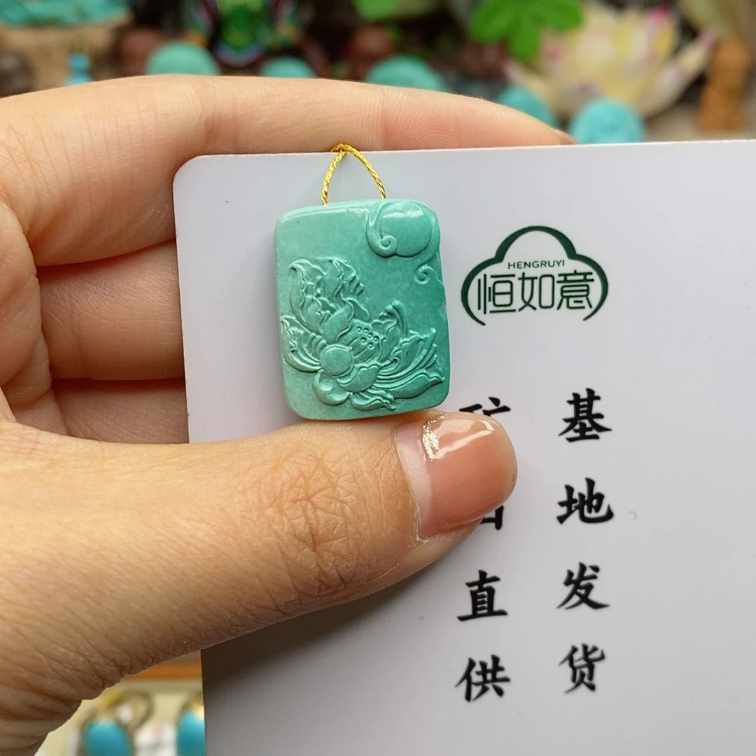 绿松石珠宝奇石未镶嵌