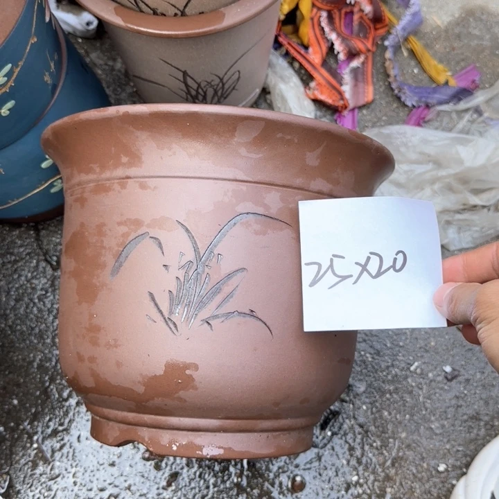 紫砂花盆特价紫砂花盆清仓