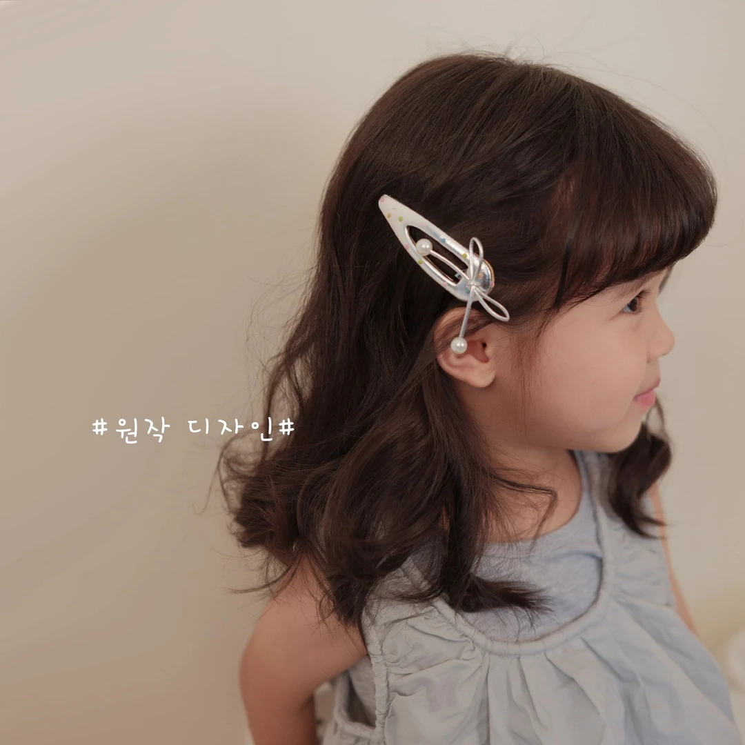 韩国儿童发夹女童波点发饰宝宝基础碎发夹子头饰宝宝刘海夹