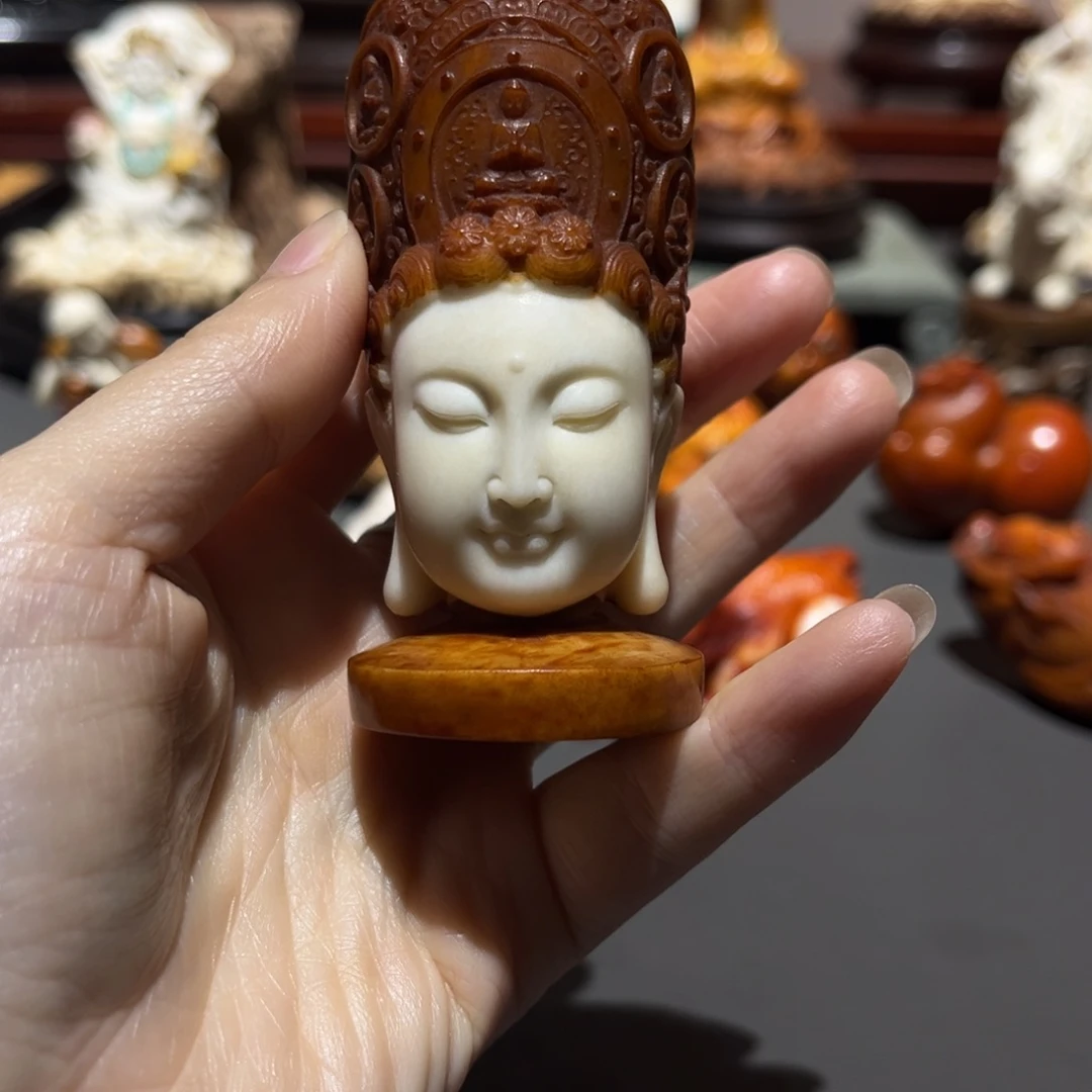 赵***机柏木（崖柏）鹿角工艺摆件