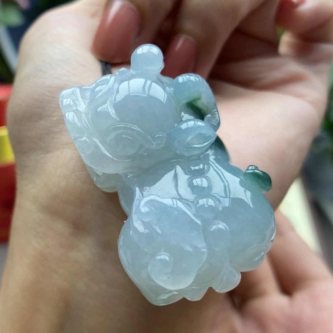 颈饰未镶嵌翡翠吊坠34