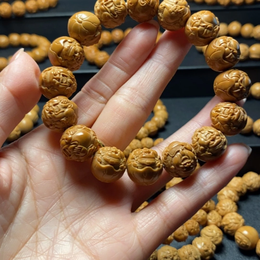 手串猴头核桃荷叶横财神14