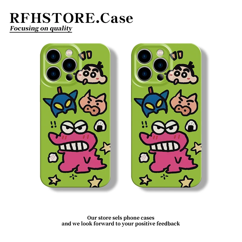 飞虎胜小新恐龙适用iphone16/15pro菲林手机壳华为oppo小米14vivo