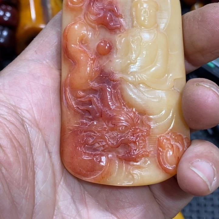 滴血莲花菩提吊坠