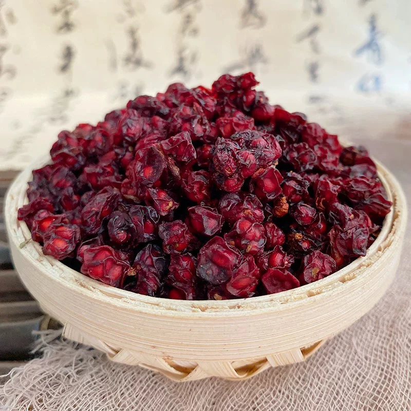 特级野生头茬大油果五味子干货原色健康滋养