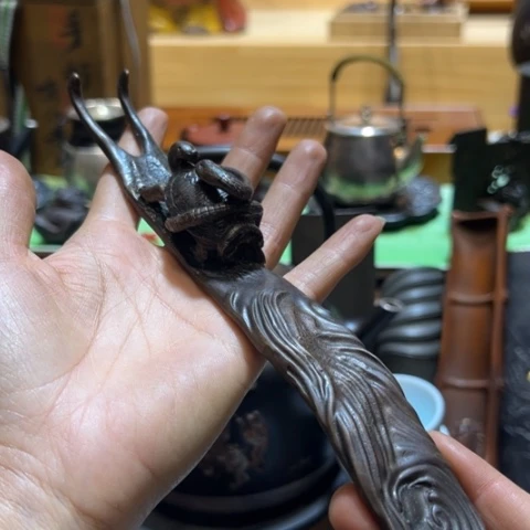 蜜安安罐瓷香炉锡茶则