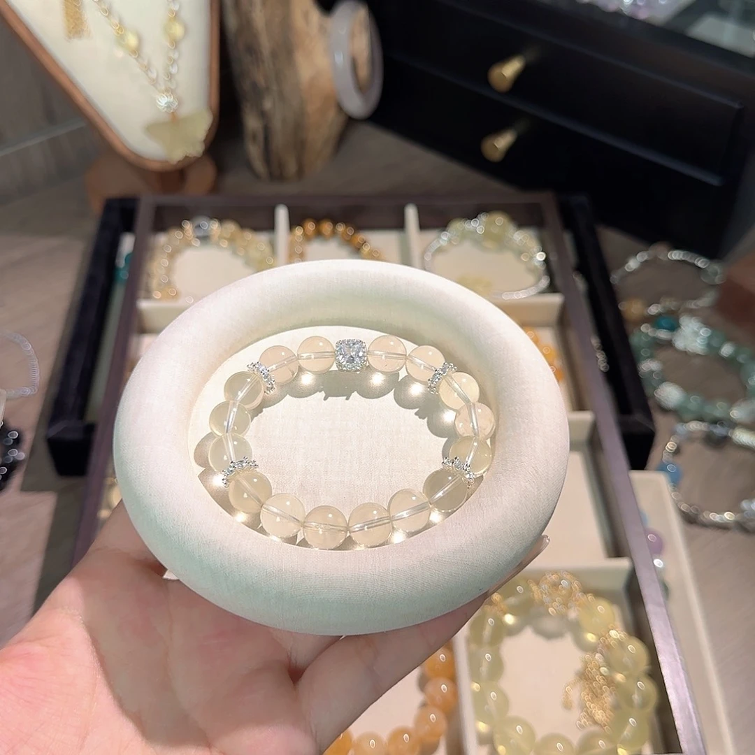 水晶手链未镶嵌羊*?黄