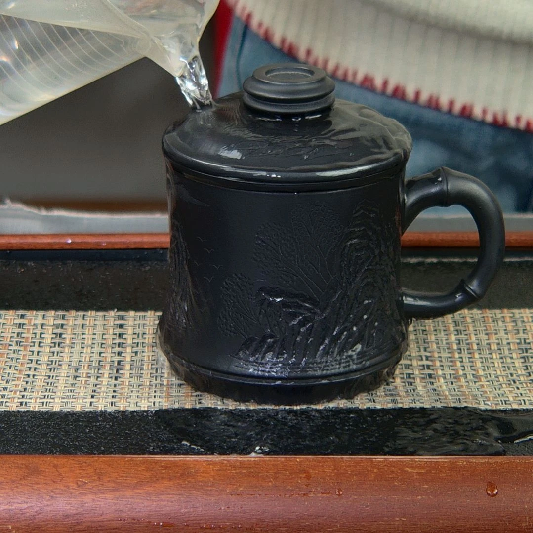 【闪购商品】绿泥茶杯高货放漏